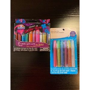 Glitter Glue Pens - 2 Pack